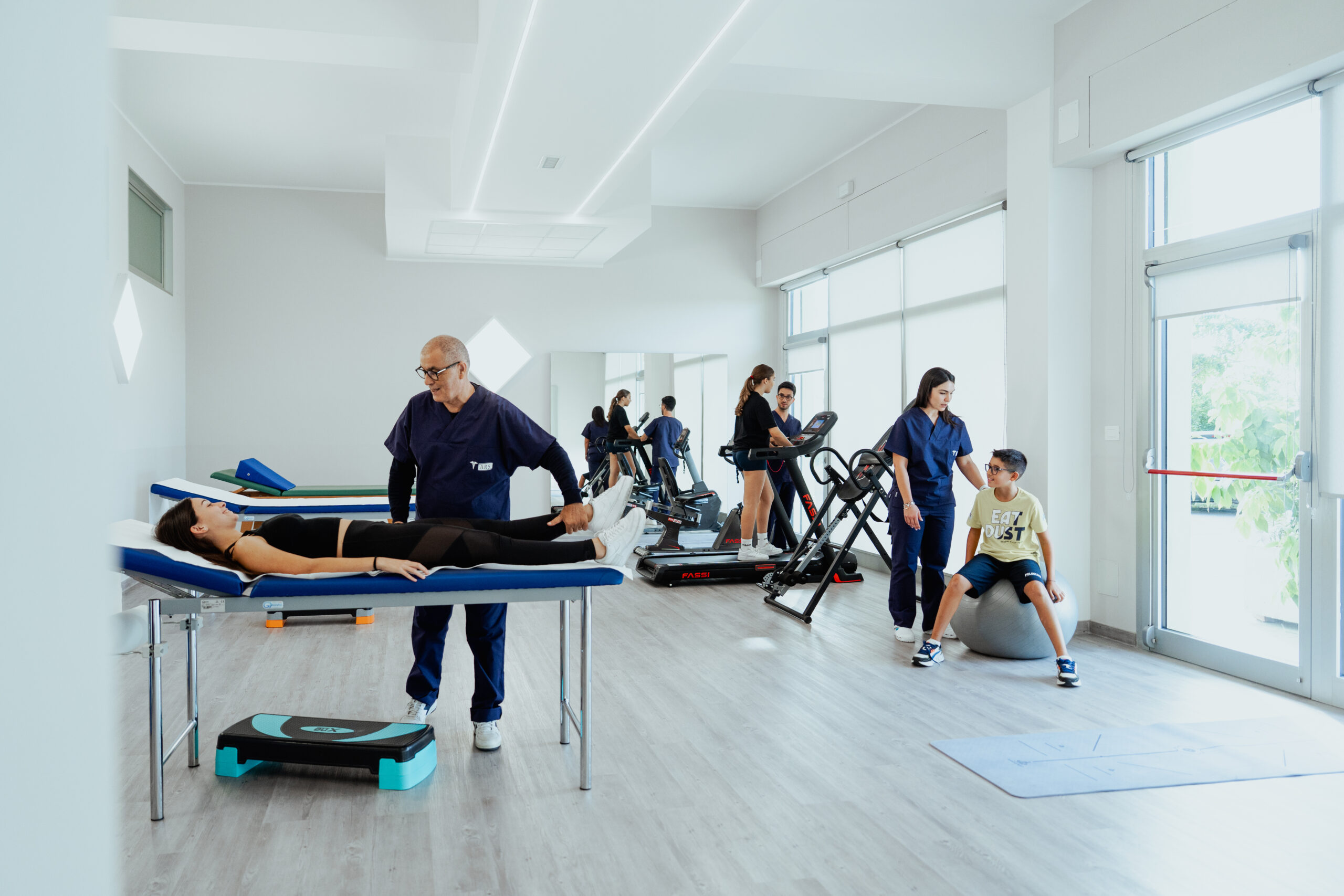 Sala di fisioterapia di Studi Medici ARS a San Lucido